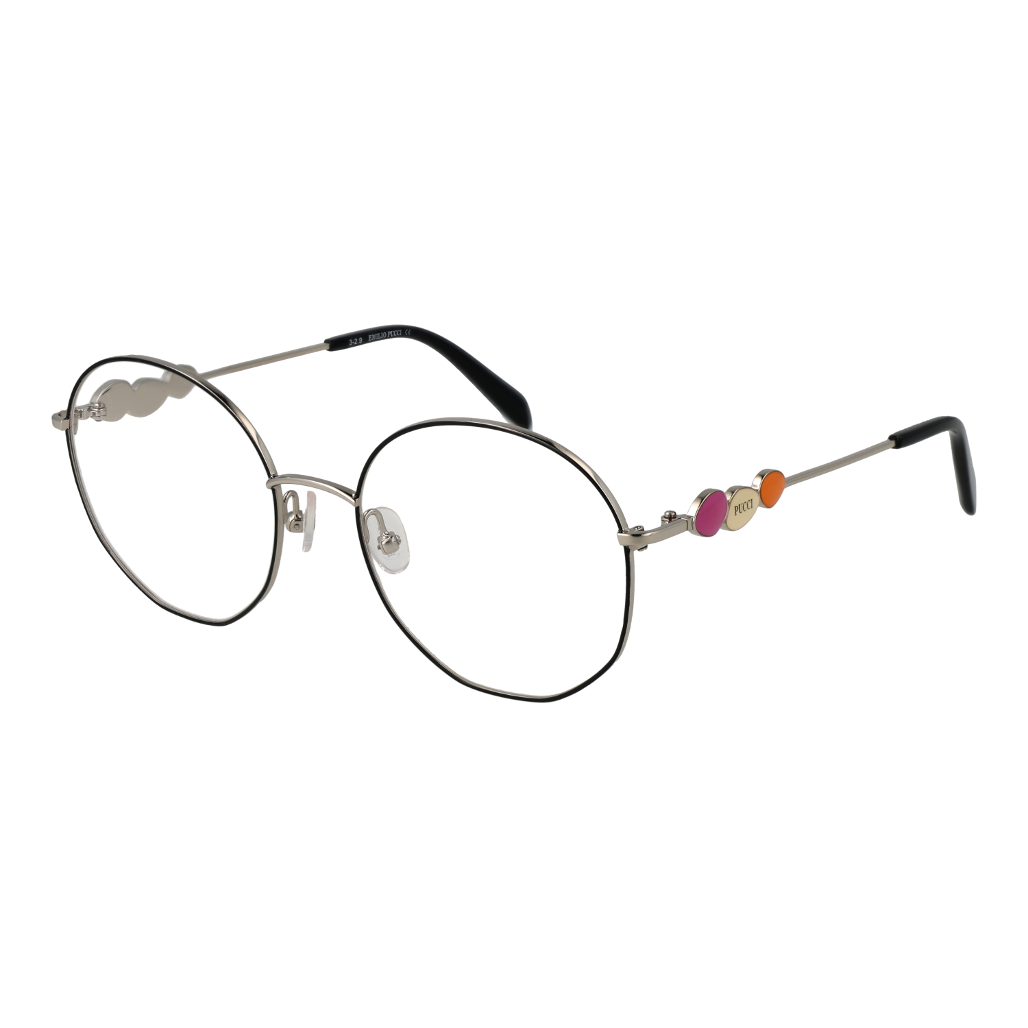 Pucci Optical Frames Pucci Eyeglasses Frames EP5145 005 53 Eyeglasses Eyewear designer