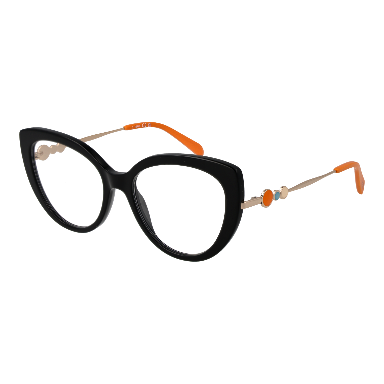Pucci Optical Frames Pucci Eyeglasses Frames EP5190 001 53 Eyeglasses Eyewear designer