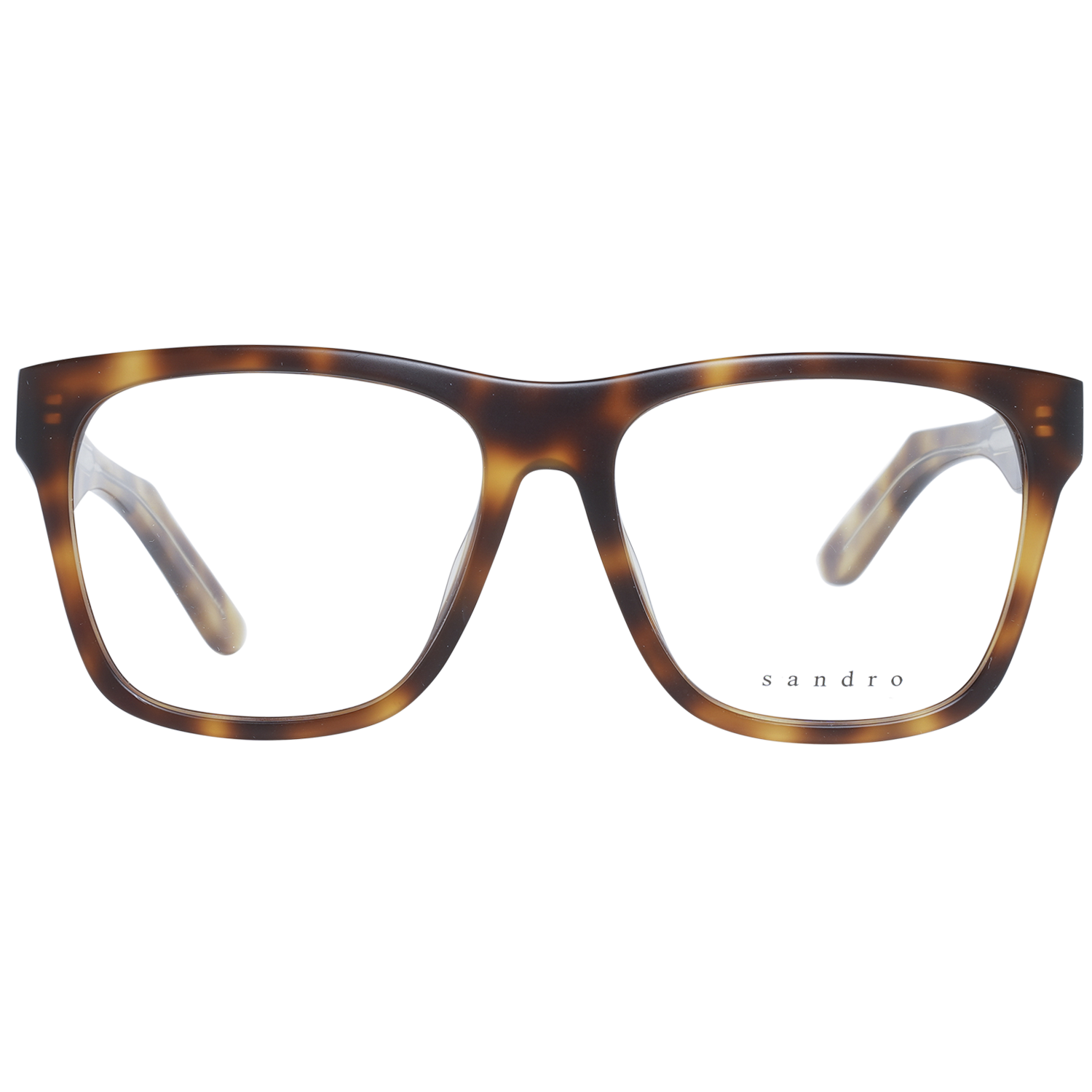 Sandro Frames Sandro Glasses Men Brown Havana Square Frames SD1002 201 54mm Eyeglasses Eyewear UK USA Australia