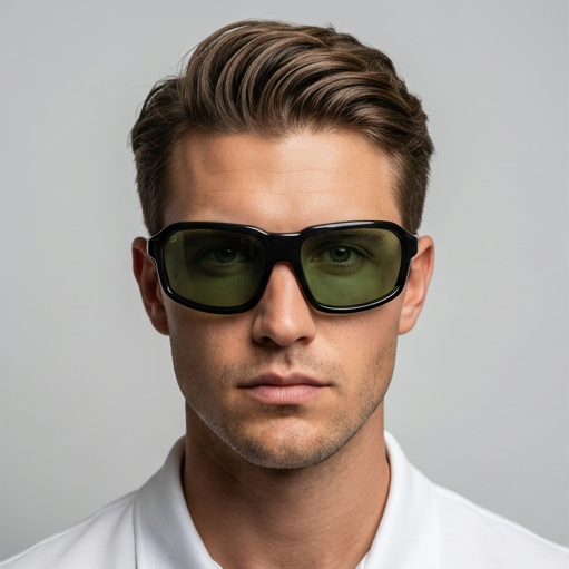 Serengeti Sunglasses Serengeti Sunglasses Men Black Rectangular Green Photochromic Polarized SS571002 Hext Eyeglasses Eyewear designer