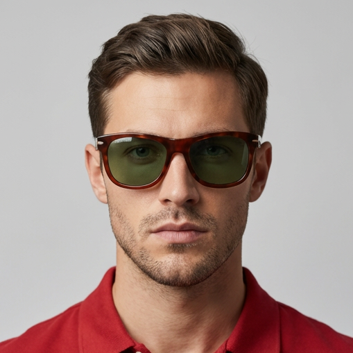 Serengeti Sunglasses Serengeti Sunglasses Men Brown Square Green Photochromic Polarized SS550001 Foyt Eyeglasses Eyewear designer