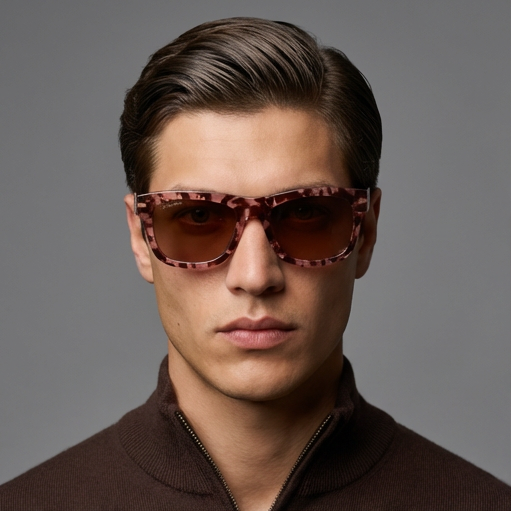 Serengeti Sunglasses Serengeti Sunglasses Unisex Tortoiseshell Rectangular Brown Polarized SS549002 Foyt Eyeglasses Eyewear designer