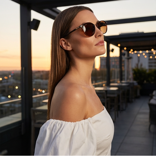 Serengeti Sunglasses Serengeti Sunglasses Women's Brown Havana Oval Polarized 8844 Elyna 54mm Eyeglasses Eyewear designer