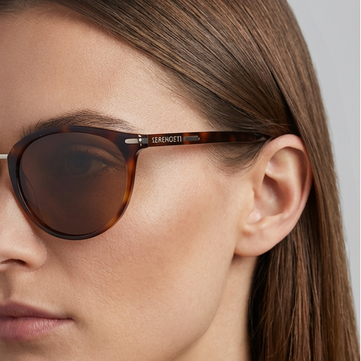 Serengeti Sunglasses Serengeti Sunglasses Women's Brown Havana Oval Polarized 8844 Elyna 54mm Eyeglasses Eyewear designer