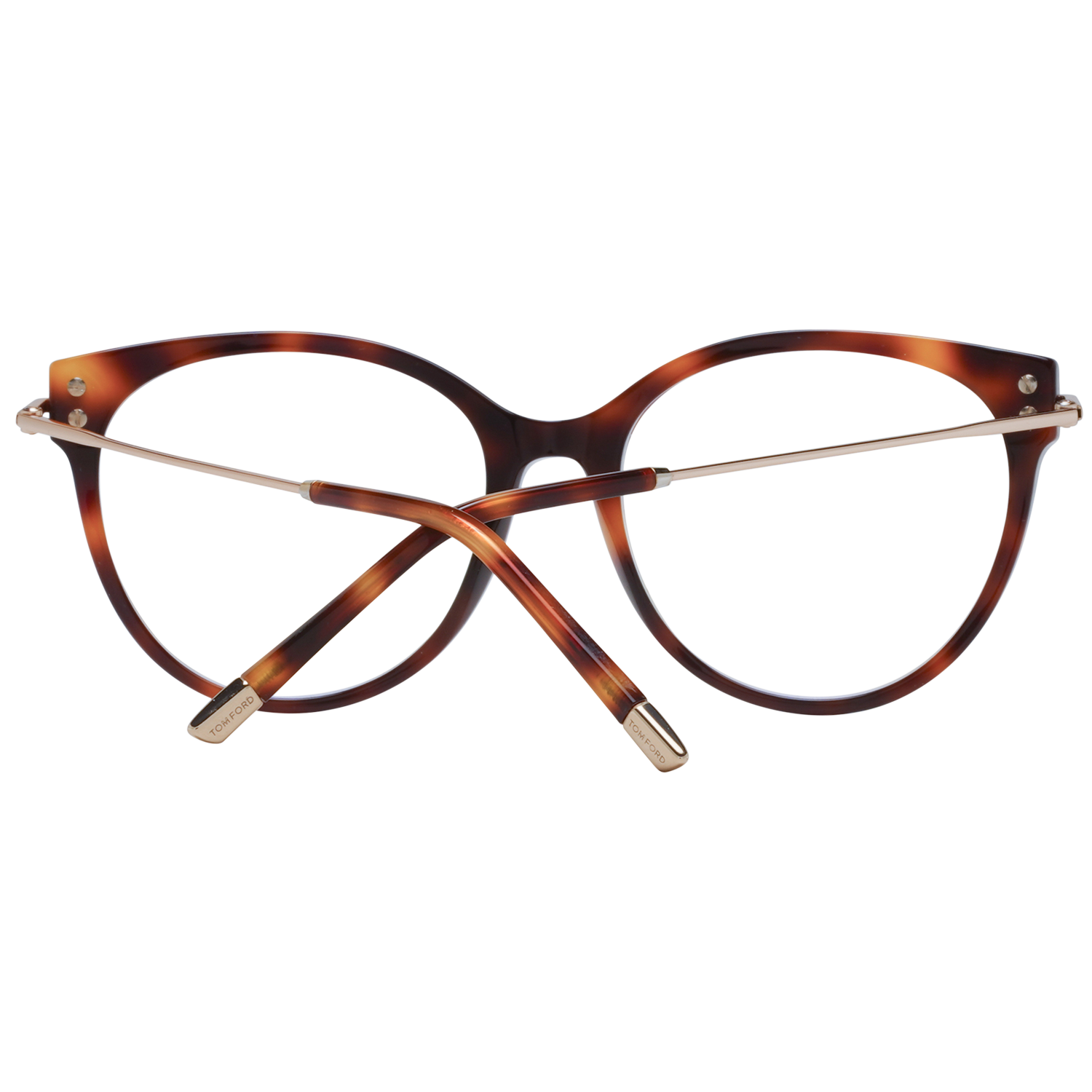 Tom Ford Eyeglasses Tom Ford Eyeglasses Frames FT5770-B 053 54 mm Blue Filter Women Brown Round Eyeglasses Eyewear designer