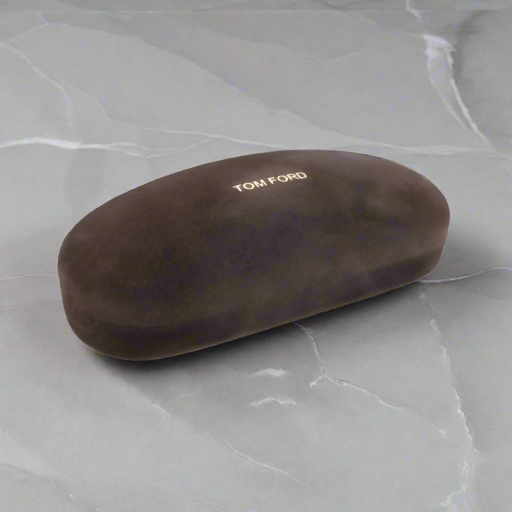 Tom Ford Eyeglasses Tom Ford Glasses Frames FT5077 0BR 54mm - Men Gunmetal Rectangular Half Rim Eyeglasses Eyewear UK USA Australia