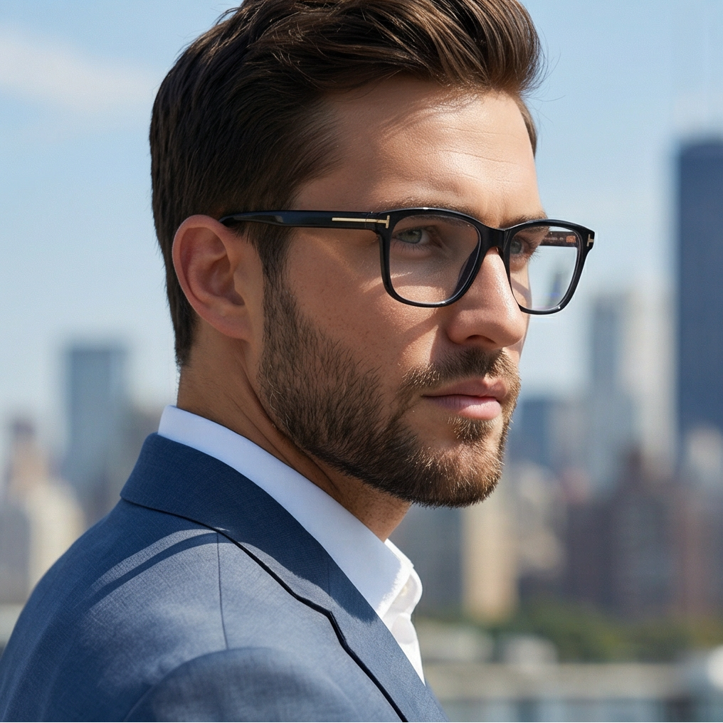 Tom Ford Eyeglasses Tom Ford Glasses Frames FT5479-B 001 58mm Men's Black Rectangular Blue Light Eyeglasses Eyewear designer