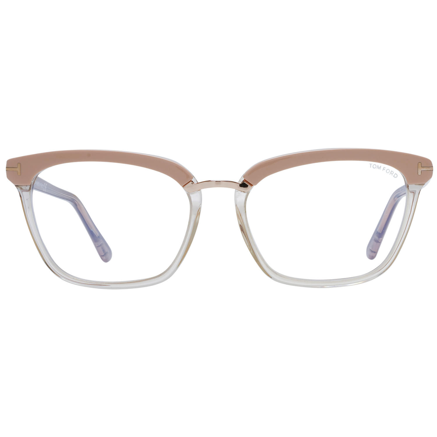 Tom Ford Eyeglasses Tom Ford Glasses Frames FT5550-B 072 54mm Blue Light Block Women Rose Browline Eyeglasses Eyewear UK USA Australia