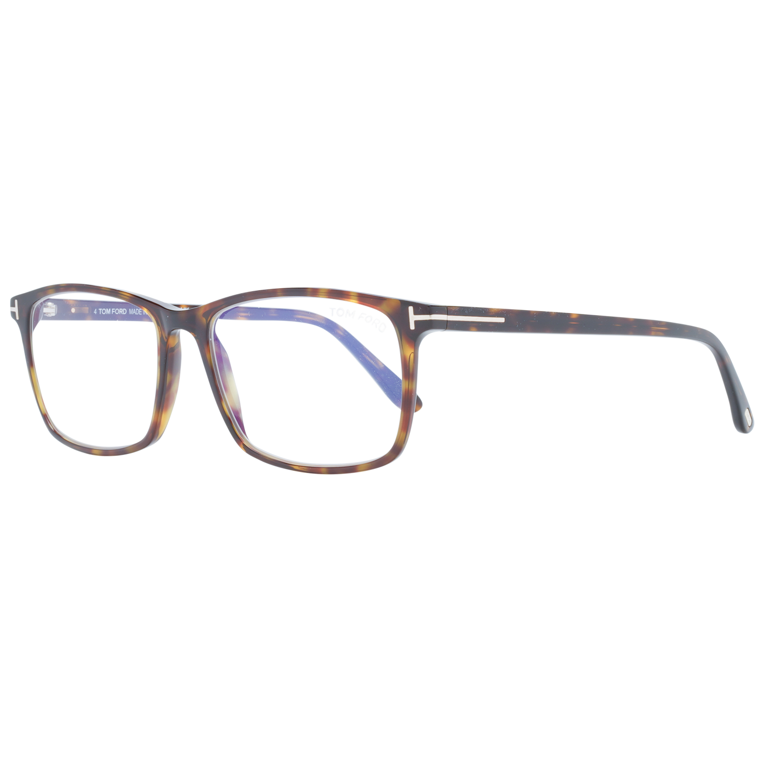 Tom Ford Eyeglasses Tom Ford Glasses Frames FT5584-B 052 56mm Blue Light Block Men Brown Rectangular Eyeglasses Eyewear UK USA Australia