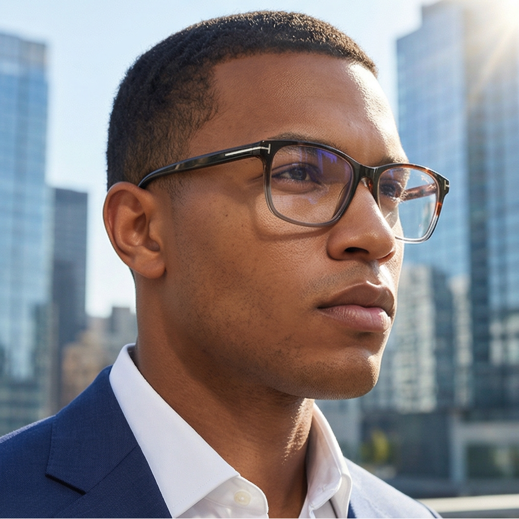 Tom Ford Eyeglasses Tom Ford Glasses Frames FT5584-B 056 56mm Men's Brown Rectangular Blue Light Block Eyeglasses Eyewear designer