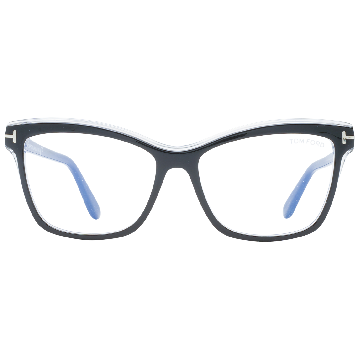 Tom Ford Eyeglasses Tom Ford Glasses Frames FT5619-B 001 55mm Blue Light Filter Women Black Butterfly Eyeglasses Eyewear UK USA Australia