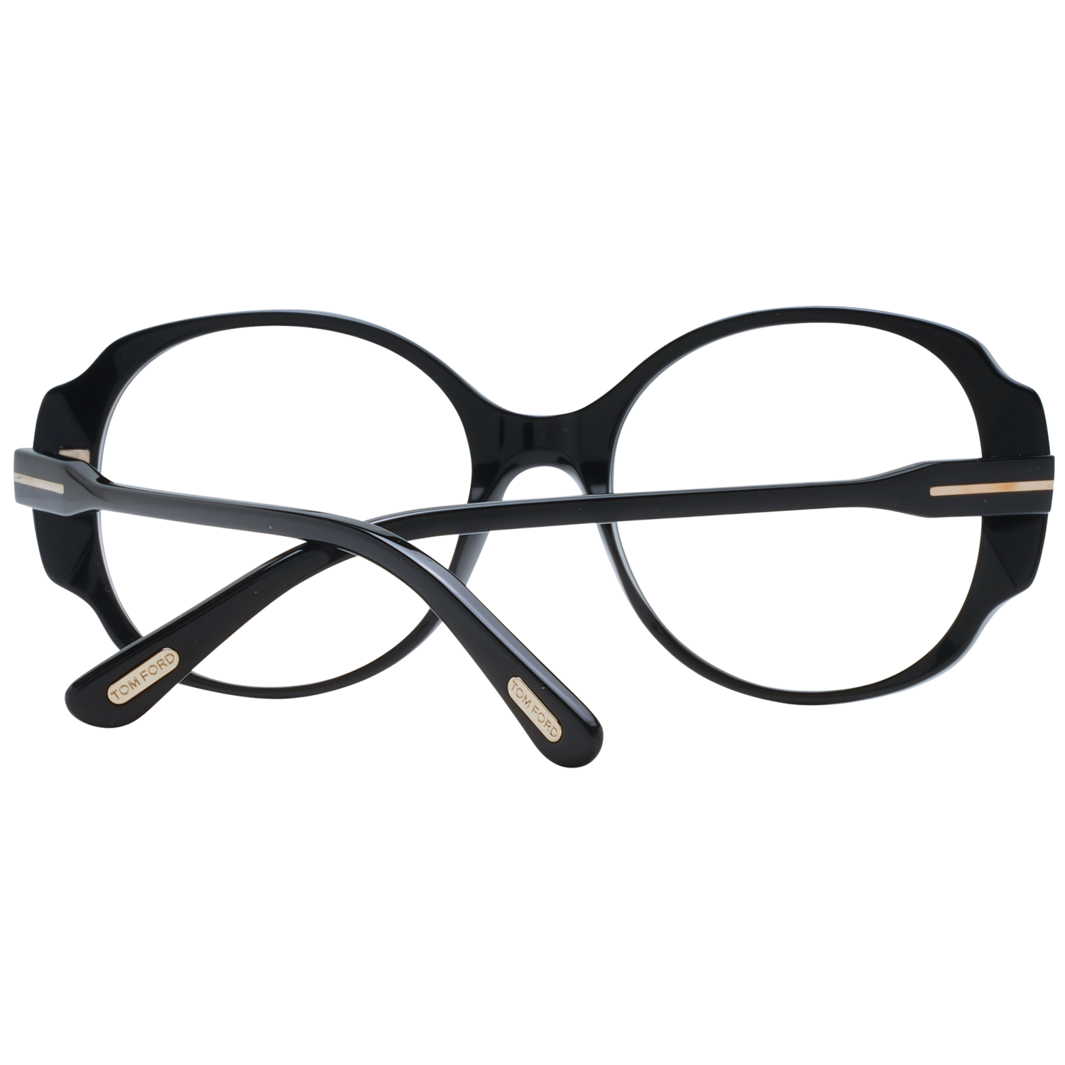 Tom Ford Eyeglasses Tom Ford Glasses Frames FT5620-B 001 53mm Blue Light Block Women Black Round Full Rim Eyeglasses Eyewear UK USA Australia