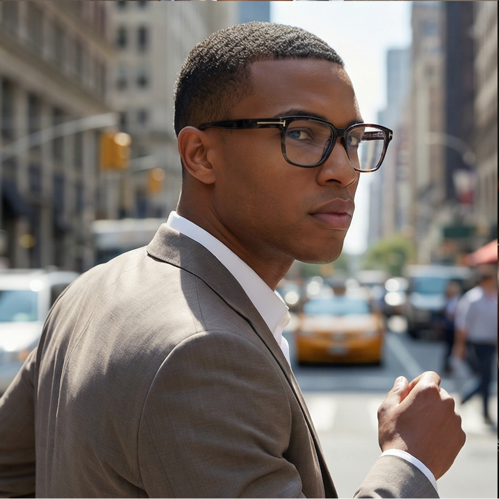 Tom Ford Eyeglasses Tom Ford Glasses Frames FT5626-B 055 53mm Men's Brown Square Blue Light Block Eyeglasses Eyewear designer