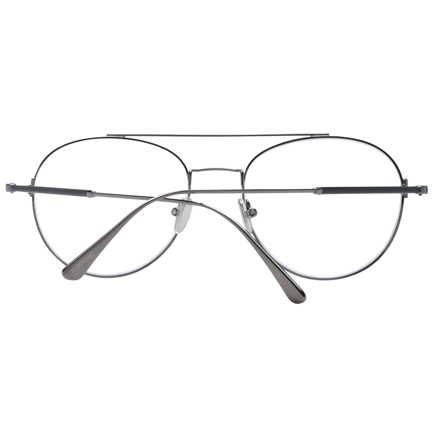 Tom Ford Eyeglasses Tom Ford Glasses Frames FT5657-B 012 53mm Men Grey Pilot-Aviator Full Rim Eyeglasses Eyewear UK USA Australia