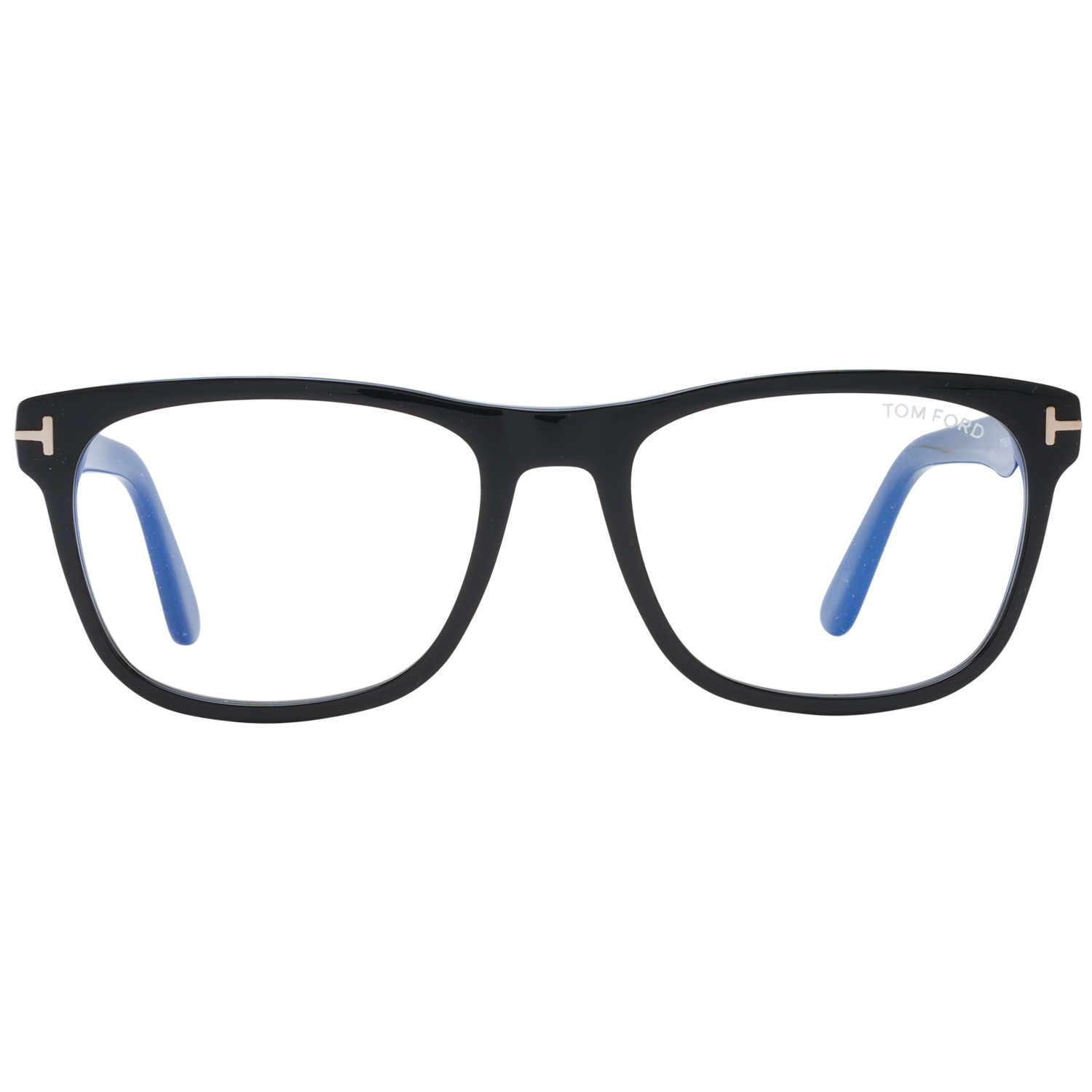 Tom Ford Eyeglasses Tom Ford Glasses Frames FT5662-B 001 54mm Blue Light Block - Men Black Rectangular Full Rim Eyeglasses Eyewear UK USA Australia