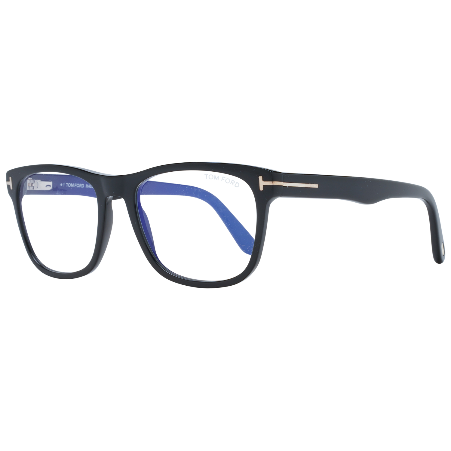 Tom Ford Eyeglasses Tom Ford Glasses Frames FT5662-B 001 54mm Blue Light Block - Men Black Rectangular Full Rim Eyeglasses Eyewear UK USA Australia