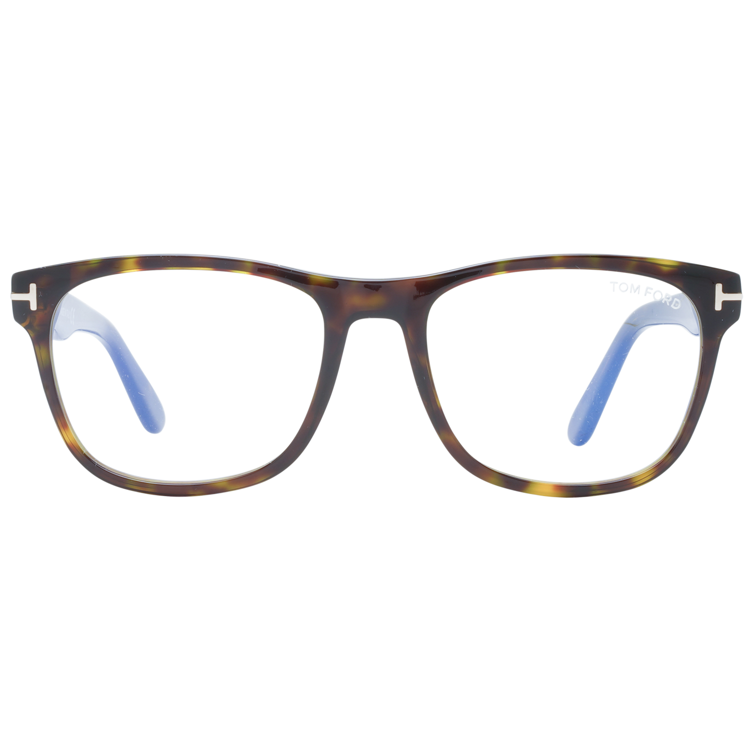 Tom Ford Eyeglasses Tom Ford Glasses Frames FT5662-B 052 54mmBlue Light Block - Men Brown Tortoise Rectangular Full Rim Eyeglasses Eyewear UK USA Australia