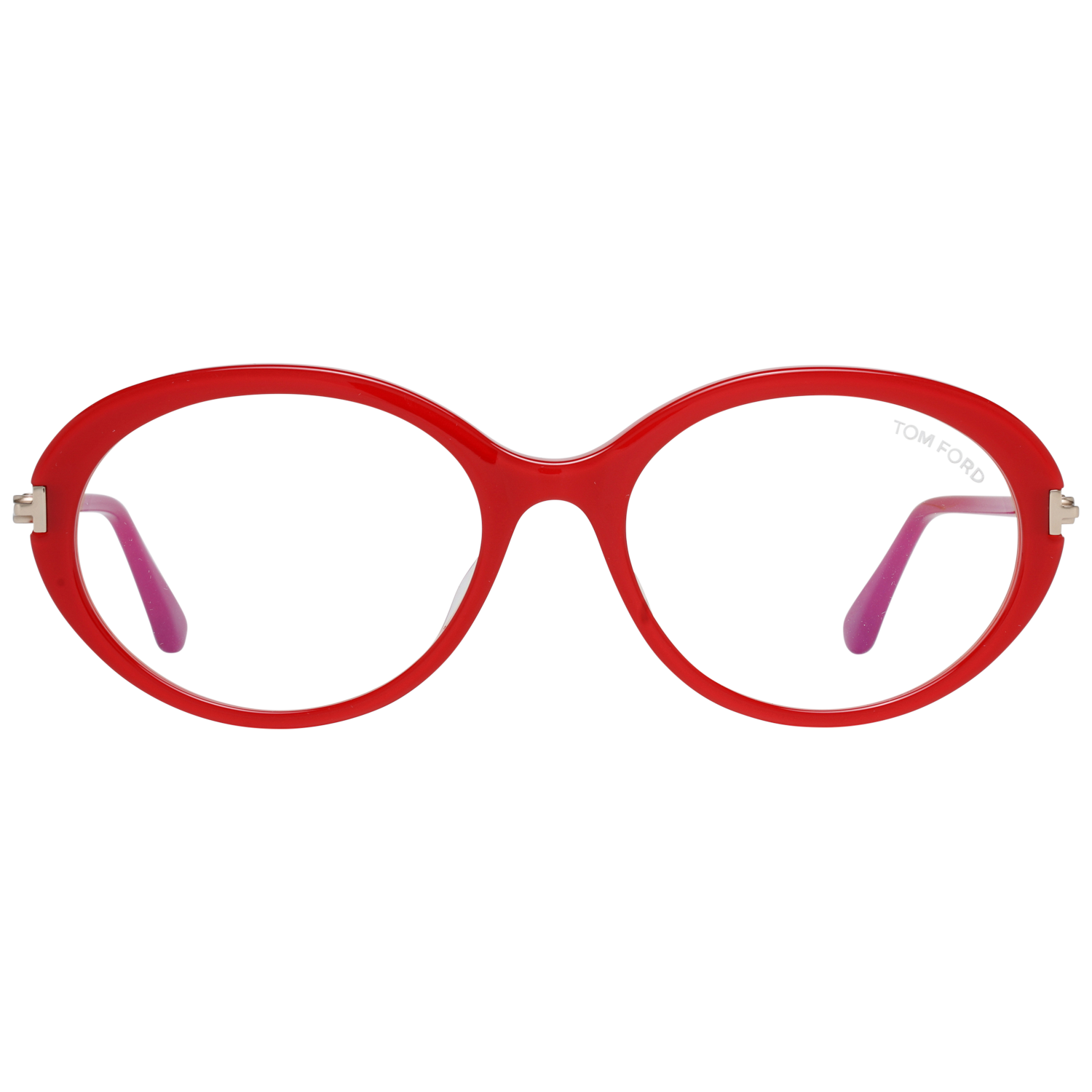 Tom Ford Eyeglasses Tom Ford Glasses Frames FT5675-F-B 066 54mm Blue Light Blocker - Women Red Oval Eyeglasses Eyewear UK USA Australia