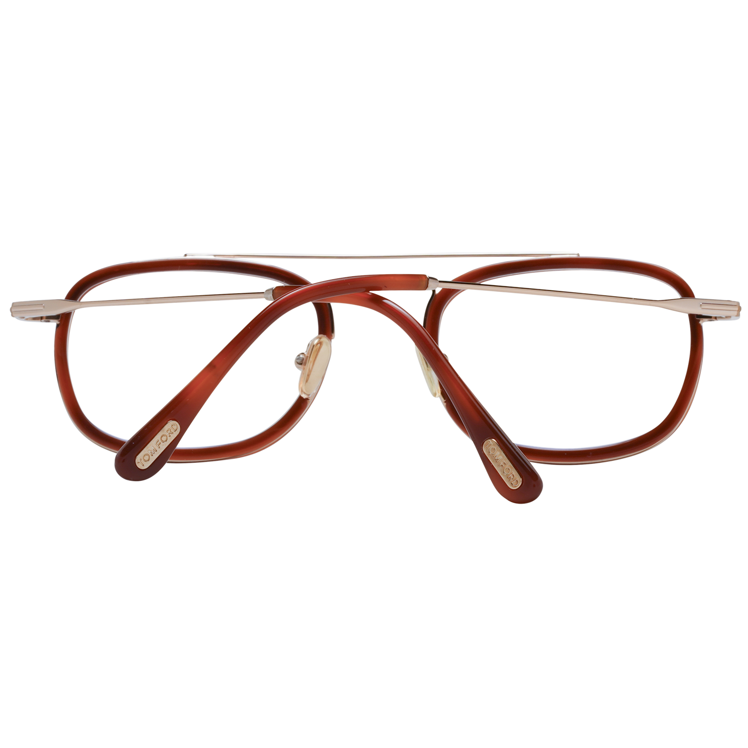 Tom Ford Eyeglasses Tom Ford Glasses Frames FT5677-B 053 50mm Blue Light Blocker Men Brown Pilot-Aviator Eyeglasses Eyewear UK USA Australia