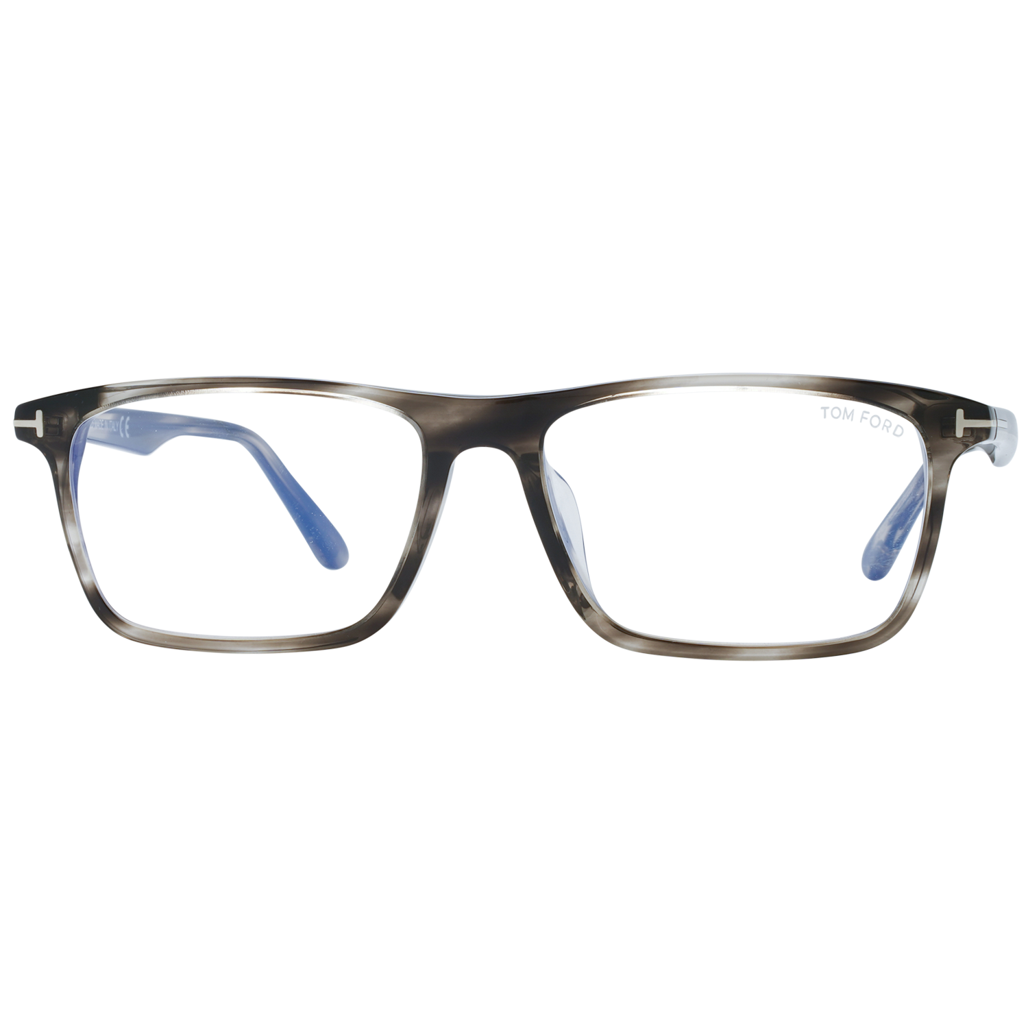 Tom Ford Eyeglasses Tom Ford Glasses Frames FT5681-F-B 056 56mm Blue Light Blocker Men Brown Rectangular Eyeglasses Eyewear UK USA Australia