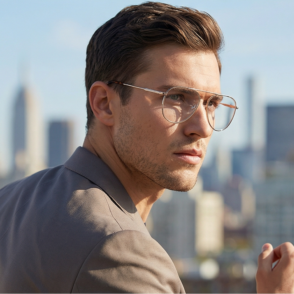 Tom Ford Eyeglasses Tom Ford Glasses Frames FT5691-B 028 50mm Men Gold Pilot-Aviator Eyeglasses Eyewear designer