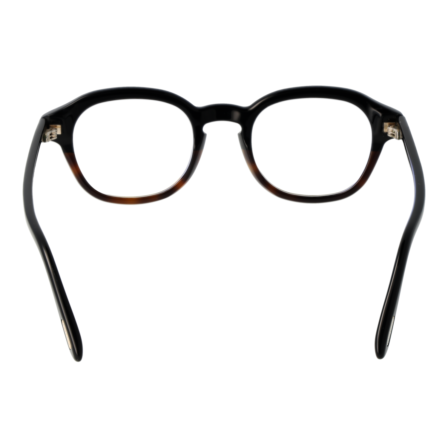 Tom Ford Frames with Blue-Filter Lenses Tom Ford Glasses Frames FT5871-B 005 49mm Men's Glossy Dark Brown Round Eyeglasses Eyewear designer