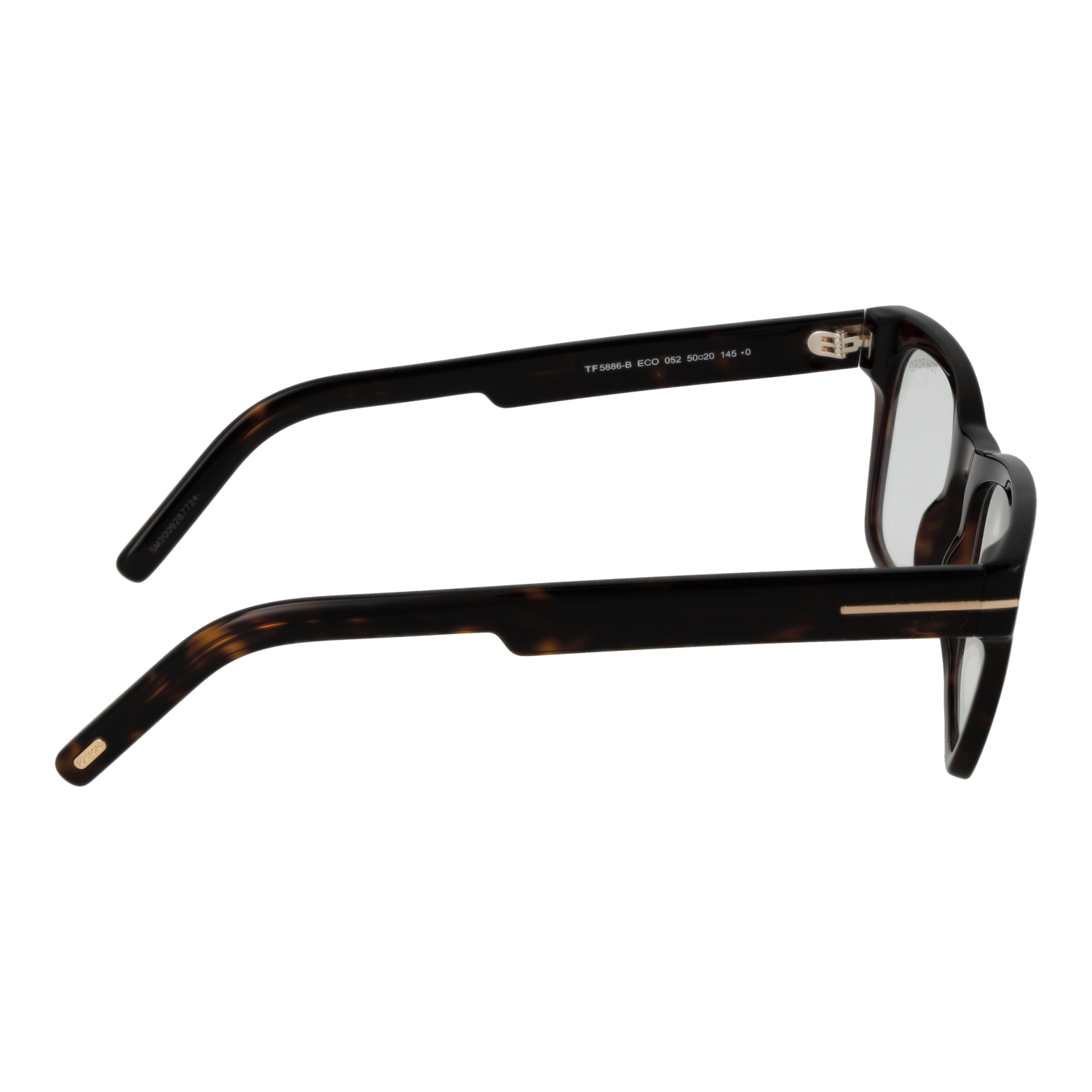 Tom Ford Frames with Blue-Filter Lenses Tom Ford Glasses Frames FT5886-B 052 50mm Men's Brown Havana Square Eyeglasses Eyewear designer