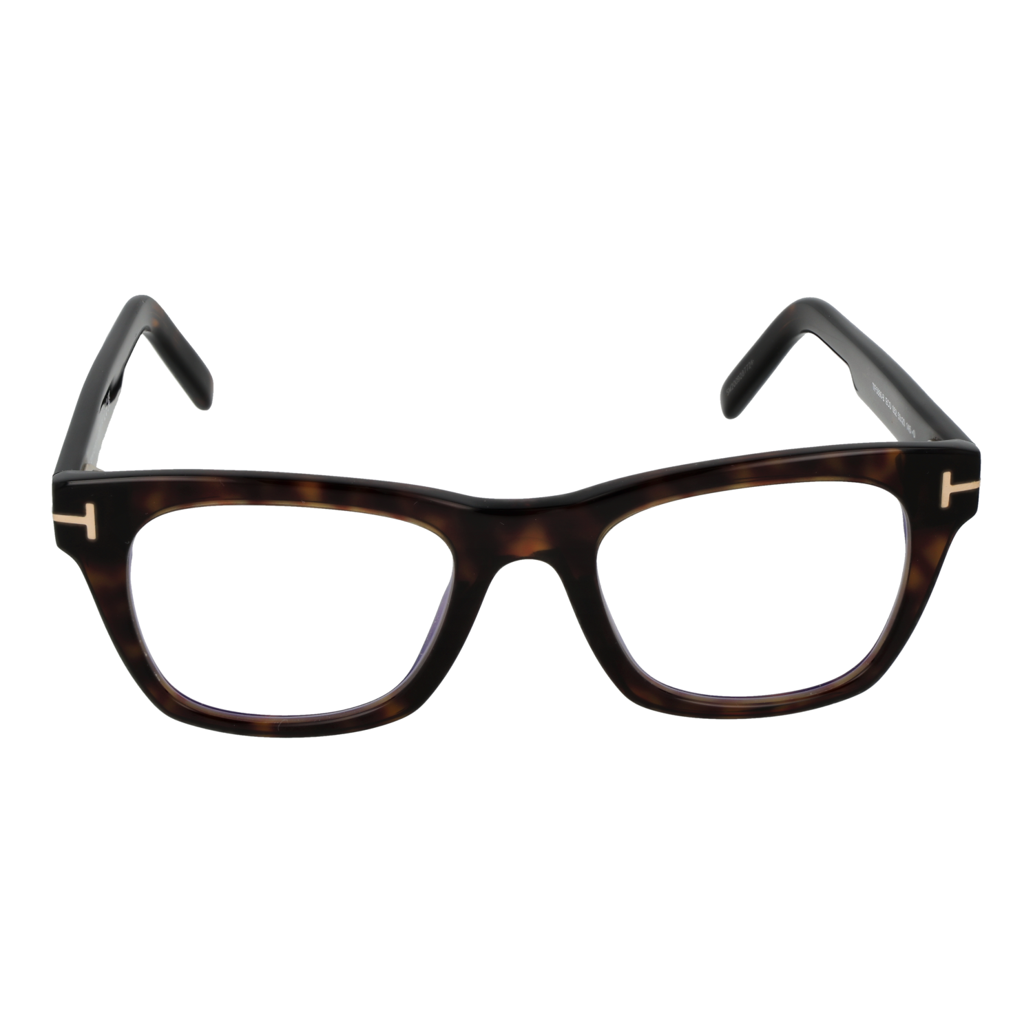 Tom Ford Frames with Blue-Filter Lenses Tom Ford Glasses Frames FT5886-B 052 50mm Men's Brown Havana Square Eyeglasses Eyewear designer
