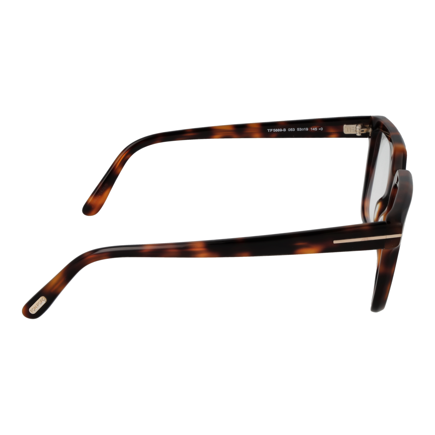 Tom Ford Frames with Blue-Filter Lenses Tom Ford Glasses Frames FT5889-B 053 53mm Brown Square Blue Control Eyeglasses Eyewear designer