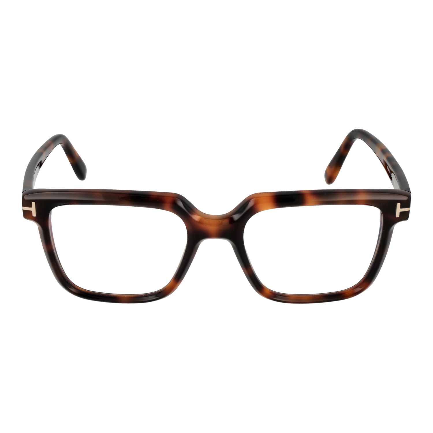 Tom Ford Frames with Blue-Filter Lenses Tom Ford Glasses Frames FT5889-B 053 53mm Brown Square Blue Control Eyeglasses Eyewear designer