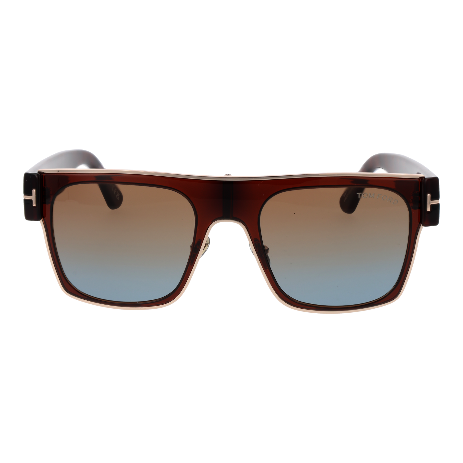 Tom Ford Sunglasses Tom Ford Sunglasses Brown Square Gradient FT1073 48F 54mm Edwin Blue Control Eyeglasses Eyewear designer