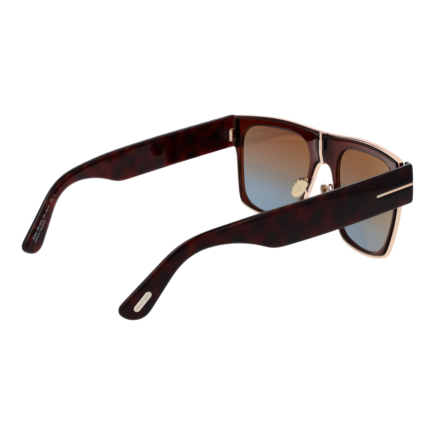 Tom Ford Sunglasses Tom Ford Sunglasses Brown Square Gradient FT1073 48F 54mm Edwin Blue Control Eyeglasses Eyewear designer