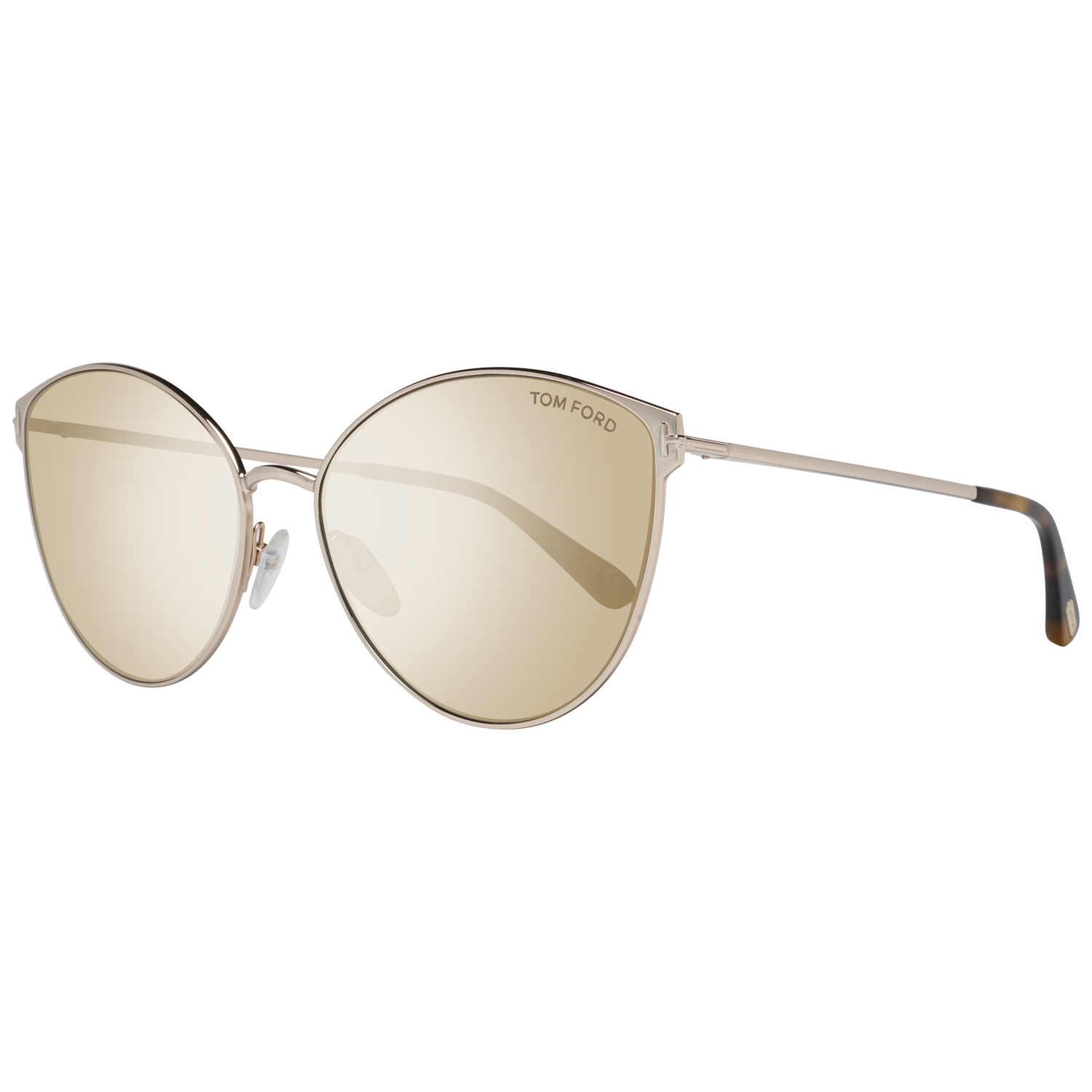 Tom Ford Sunglasses Tom Ford Sunglasses FT0654 28G 60mm Zelia - Gold/Gold Mirrored Oval Eyeglasses Eyewear UK USA Australia