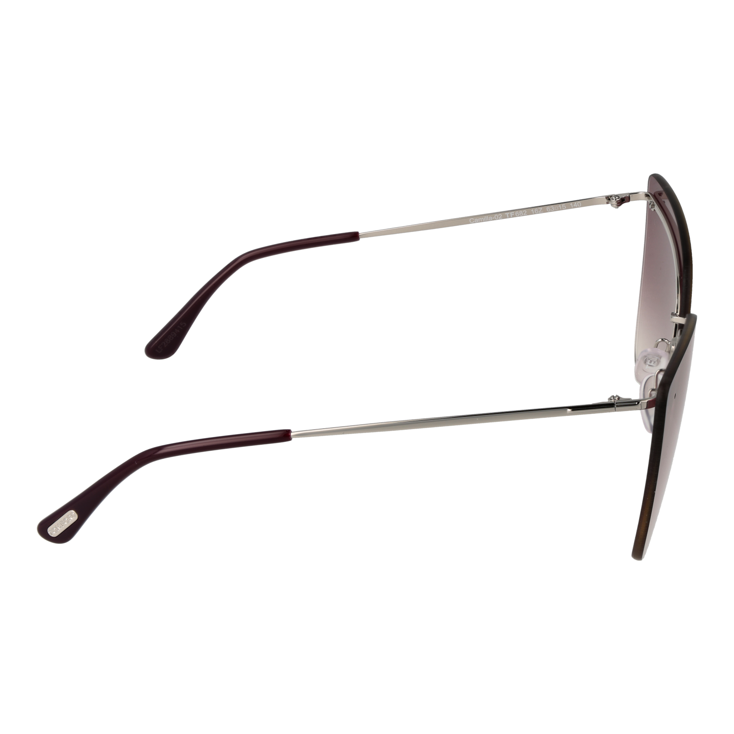 Tom Ford Sunglasses Tom Ford Sunglasses FT0682 16Z 63mm Camilla Women's Butterfly Rimless Eyeglasses Eyewear designer