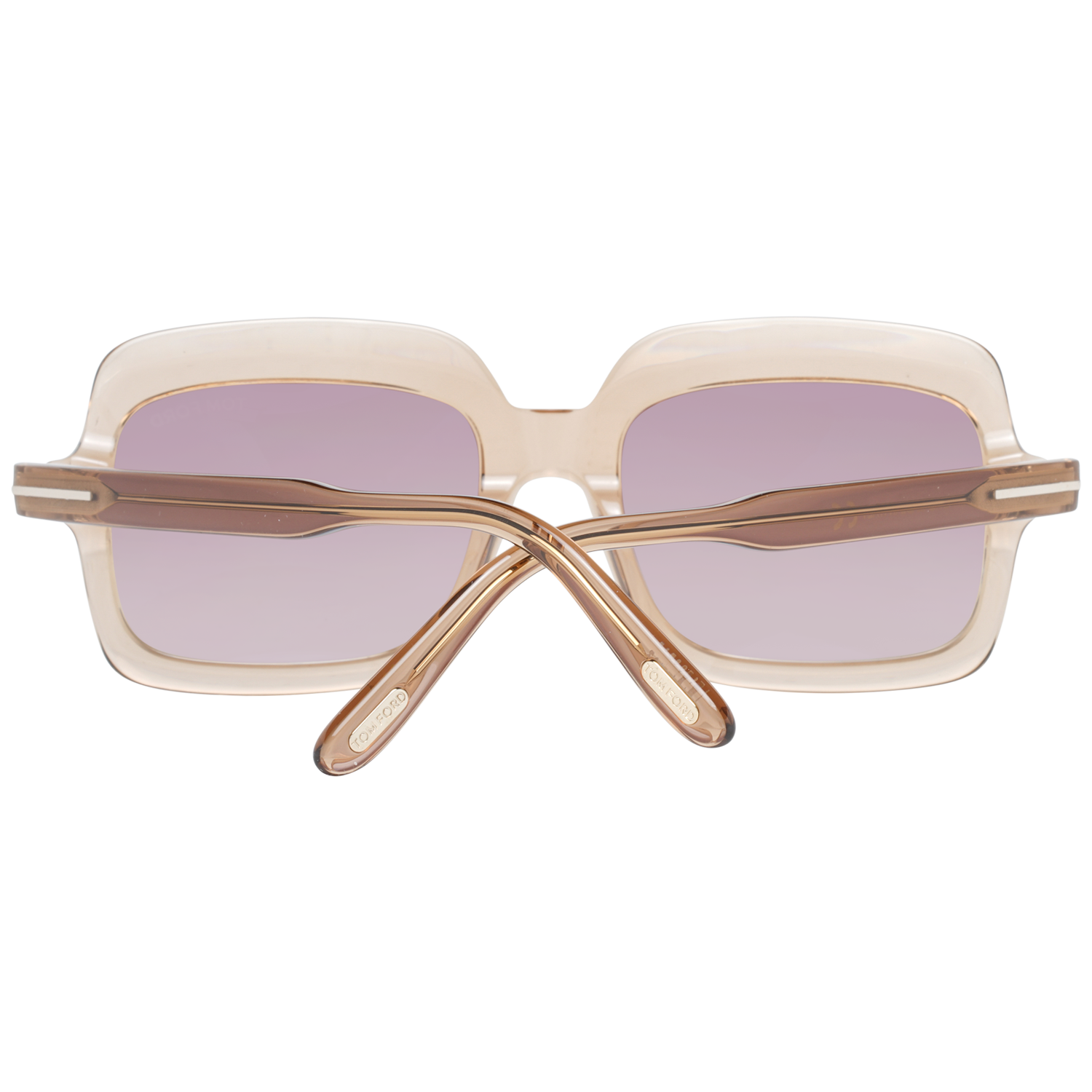 Tom Ford Sunglasses Tom Ford Sunglasses FT0688 45G 56mm Wallis - Shiny Brown/ Brown Gradient Square Full Rim Eyeglasses Eyewear UK USA Australia