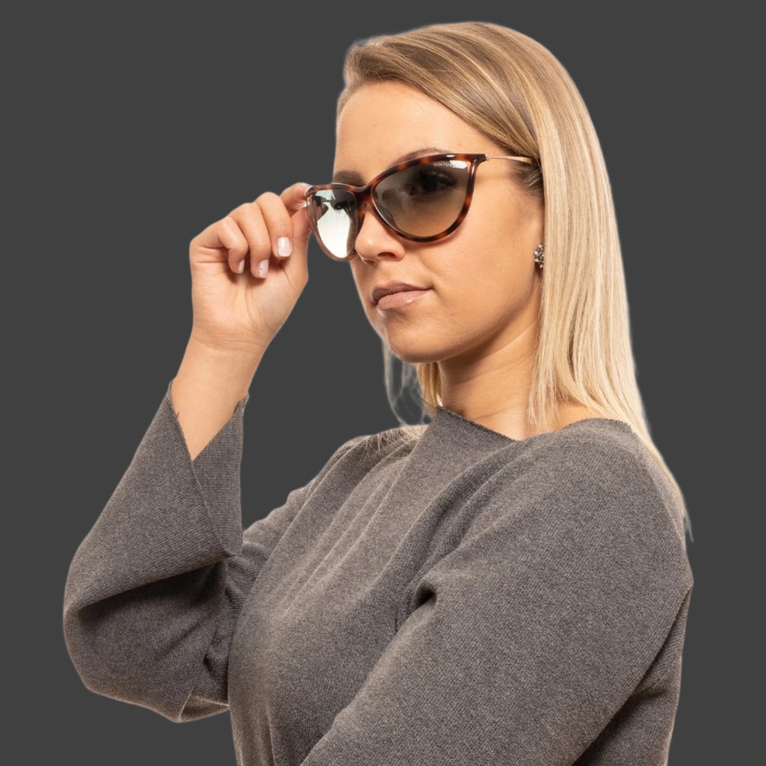 Tom Ford Sunglasses Tom Ford Sunglasses FT0715 01C 68mm Sandrine (Copy) Eyeglasses Eyewear UK USA Australia