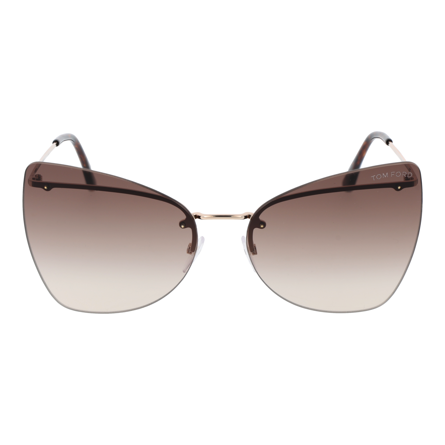 Tom Ford Sunglasses Tom Ford Sunglasses FT0716 28K 61mm Presley Women's Rose Gold Butterfly Eyeglasses Eyewear designer
