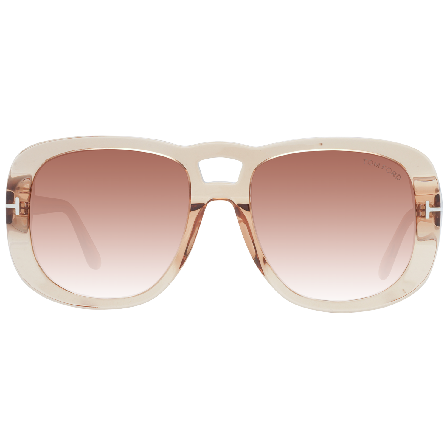 Tom Ford Sunglasses Tom Ford Sunglasses FT1012 45F Billie Brown Pilot-Aviator Gradient Women 56mm Eyeglasses Eyewear designer