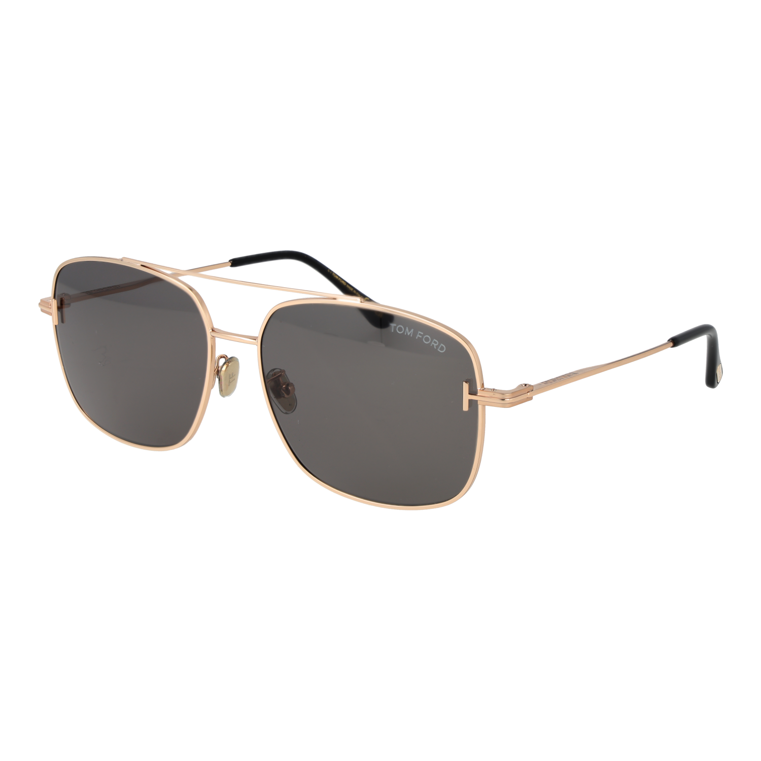 Tom Ford Sunglasses Tom Ford Sunglasses FT1144-K 28A Rose Gold Aviator Grey Lens Men 61mm Eyeglasses Eyewear designer