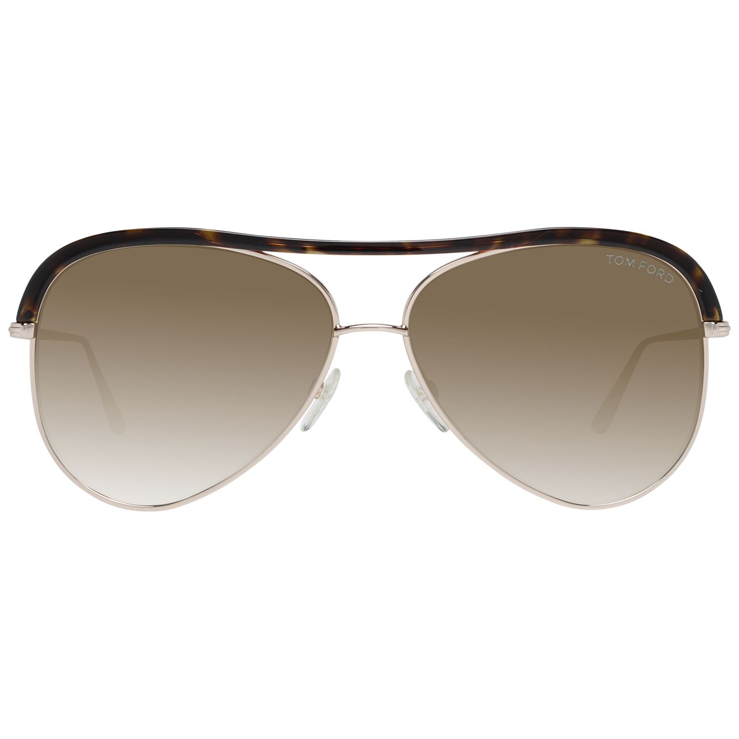 Tom Ford Sunglasses Tom Ford Sunglasses Gold Brown Pilot-Aviator Gradient Metal FT0606 28G 60mm Eyeglasses Eyewear designer