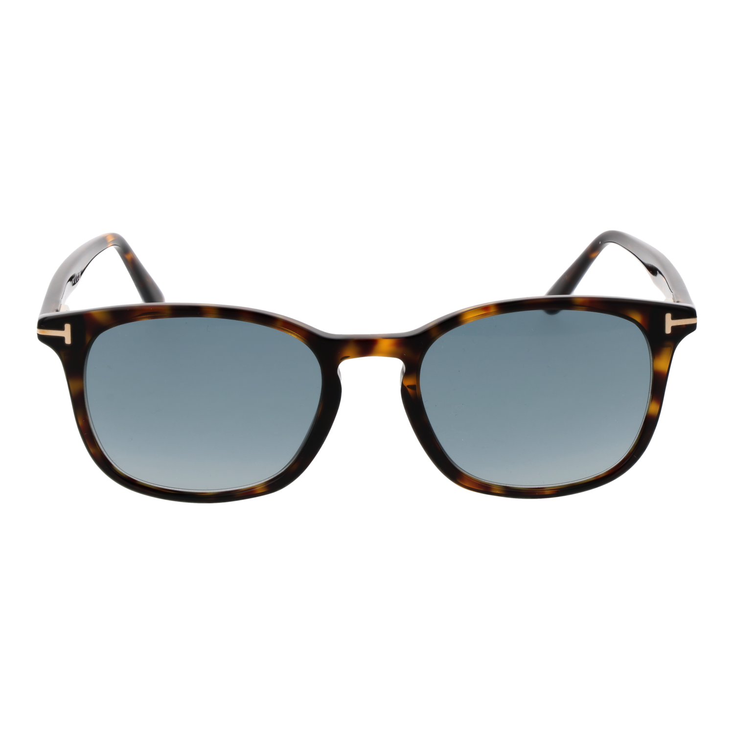 Tom Ford Frames with Sunglasses-Clips Tom Ford Sunglasses Men Brown Rectangular Gradient Grey FT5505 BGG 52mm Eyeglasses Eyewear designer