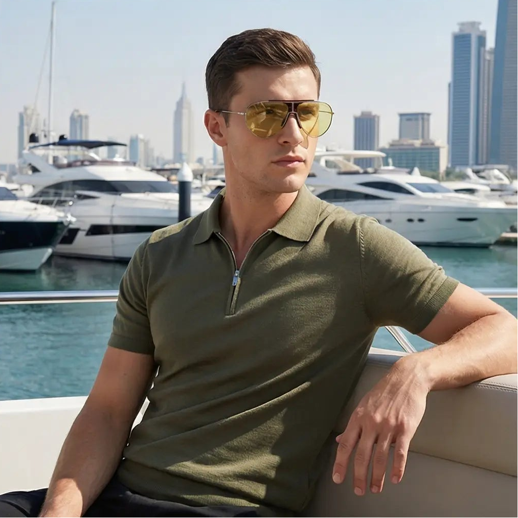 Tom Ford Sunglasses Tom Ford Sunglasses Men Grey Pilot-Aviator FT0928 12E 61mm Addison Eyeglasses Eyewear designer