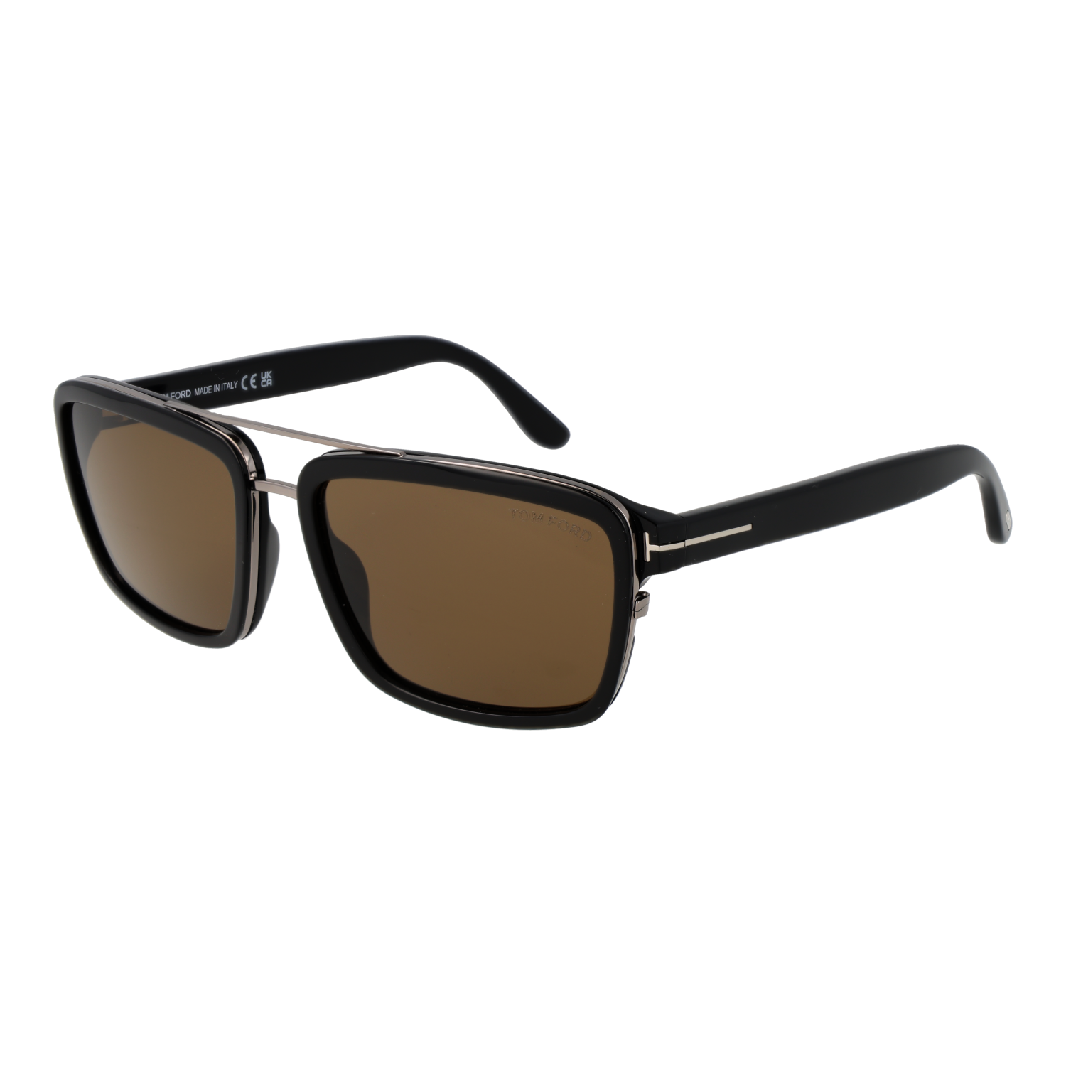 Tom Ford Sunglasses Tom Ford Sunglasses Men Shiny Black Rectangular Anders FT0780 01J 58mm Eyeglasses Eyewear designer