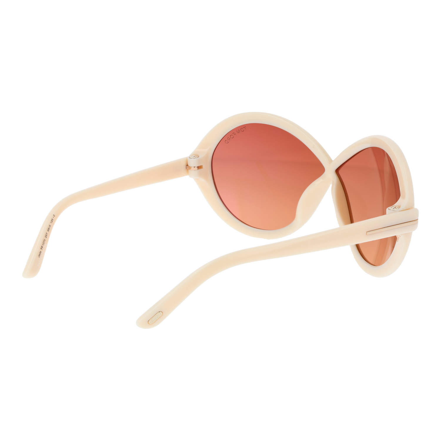 Tom Ford Sunglasses Tom Ford Sunglasses Women Beige Oval Gradient FT1070 25T 68mm Eyeglasses Eyewear designer