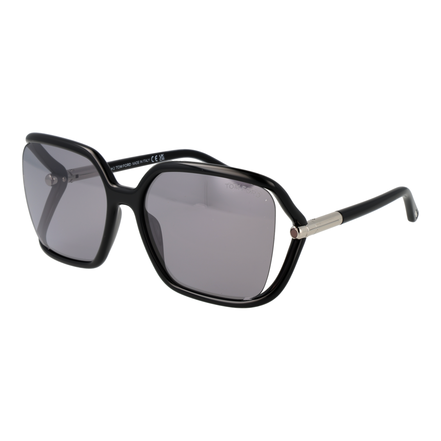 Tom Ford Sunglasses Tom Ford Sunglasses Women Black Butterfly Grey Mirrored FT1089 01C 60mm Eyeglasses Eyewear designer