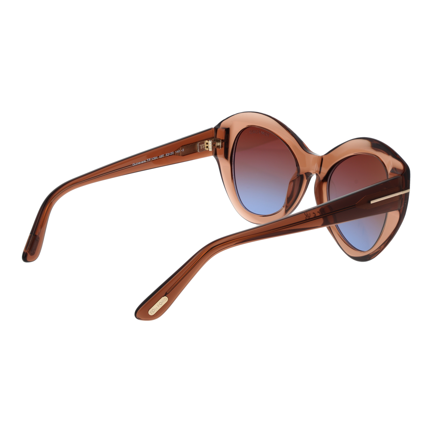 Tom Ford Sunglasses Tom Ford Sunglasses Women Brown Butterfly Mirrored FT1084 48F 52mm Blue Control Eyeglasses Eyewear designer