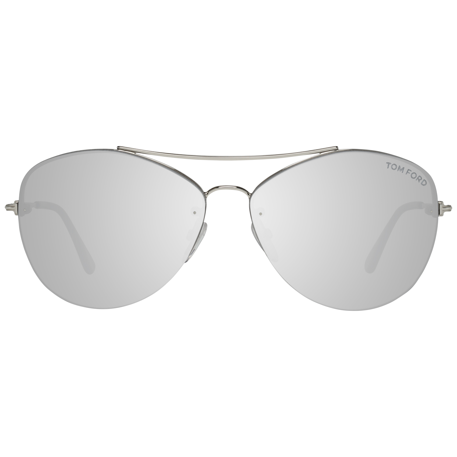 Tom Ford Sunglasses Tom Ford Sunglasses Women's Shiny Silver Metal Pilot-Aviator MARGRET-02 FT0566 18C 60mm Eyeglasses Eyewear designer