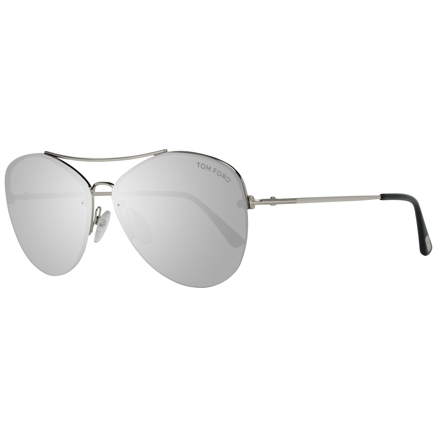 Tom Ford Sunglasses Tom Ford Sunglasses Women's Shiny Silver Metal Pilot-Aviator MARGRET-02 FT0566 18C 60mm Eyeglasses Eyewear designer