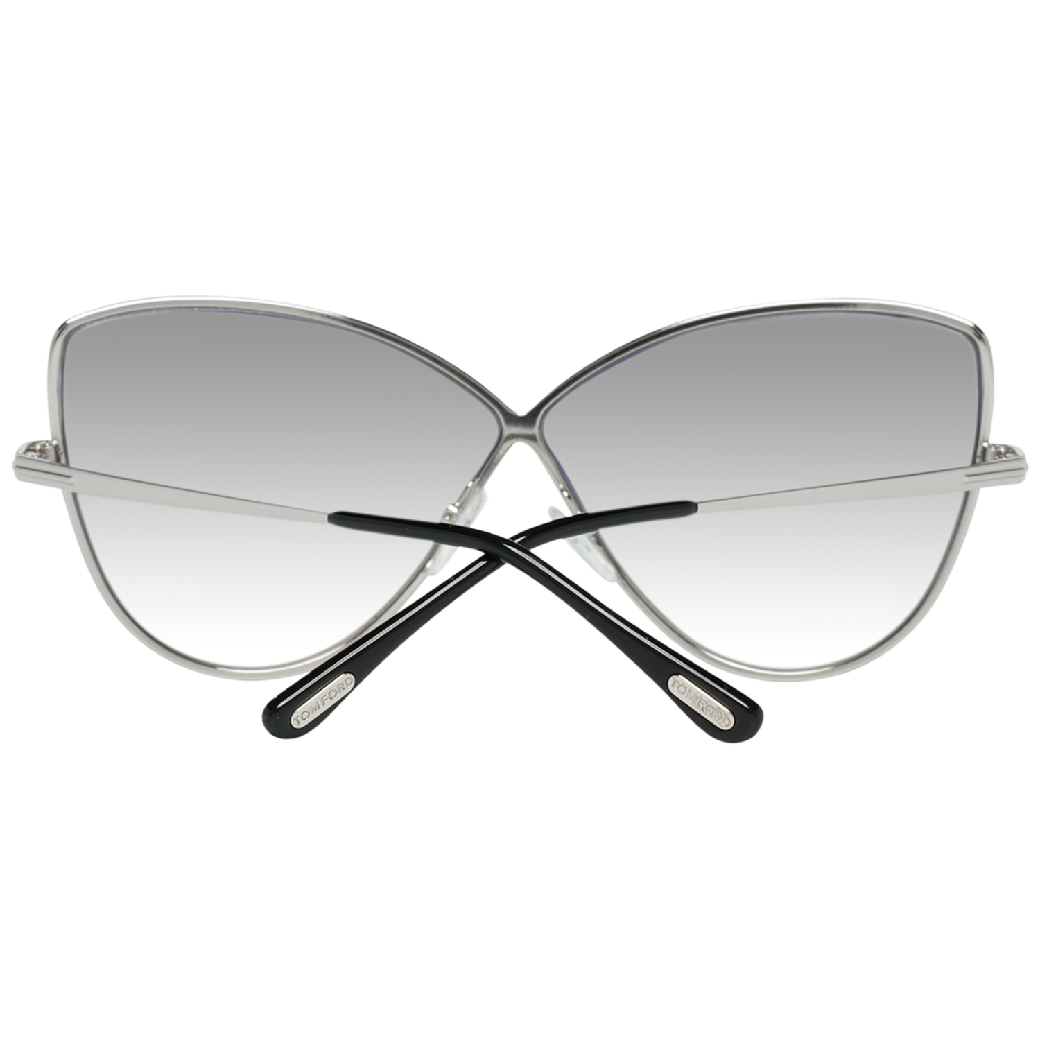 Tom Ford Sunglasses Tom Ford Sunglasses Women's Silver Metal Butterfly Gradient FT0569 16B 65mm Eyeglasses Eyewear designer