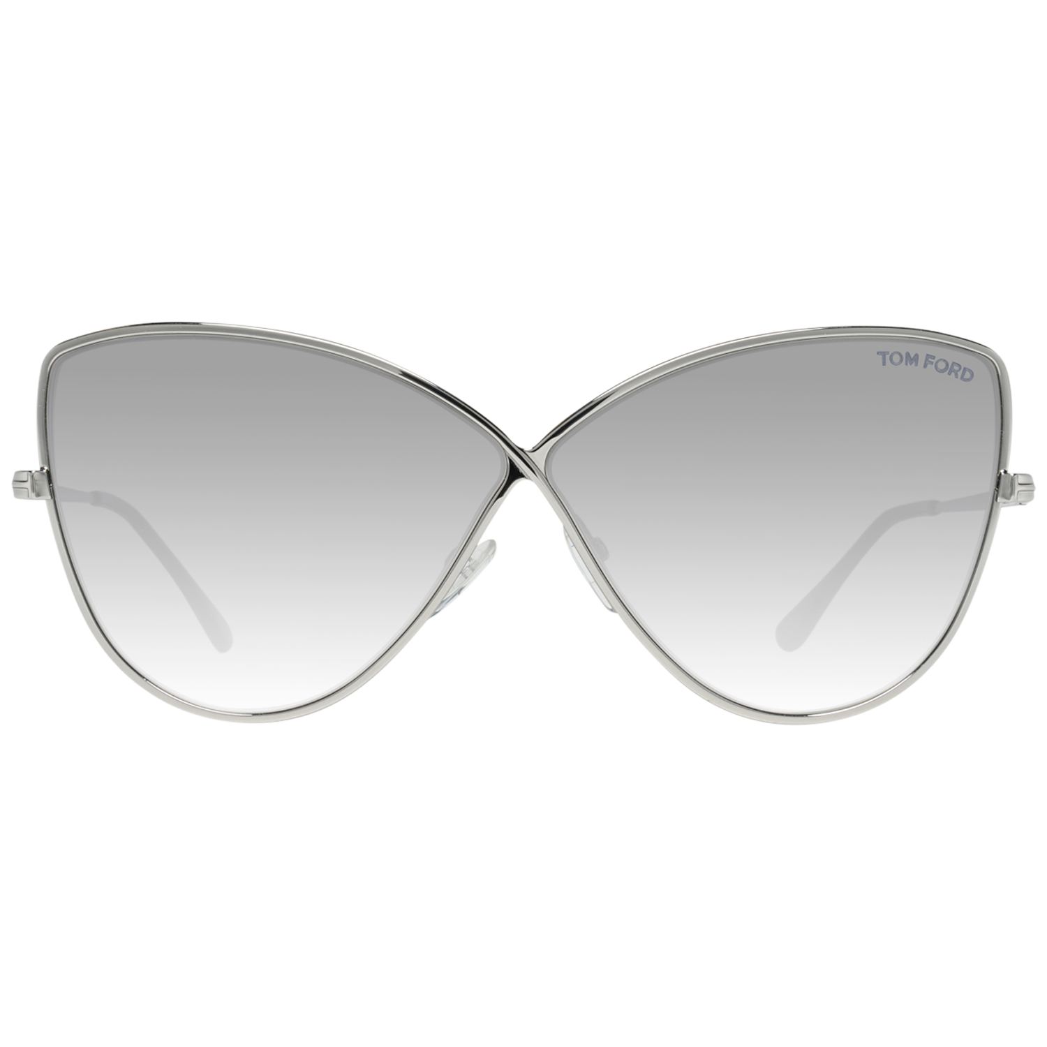 Tom Ford Sunglasses Tom Ford Sunglasses Women's Silver Metal Butterfly Gradient FT0569 16B 65mm Eyeglasses Eyewear designer